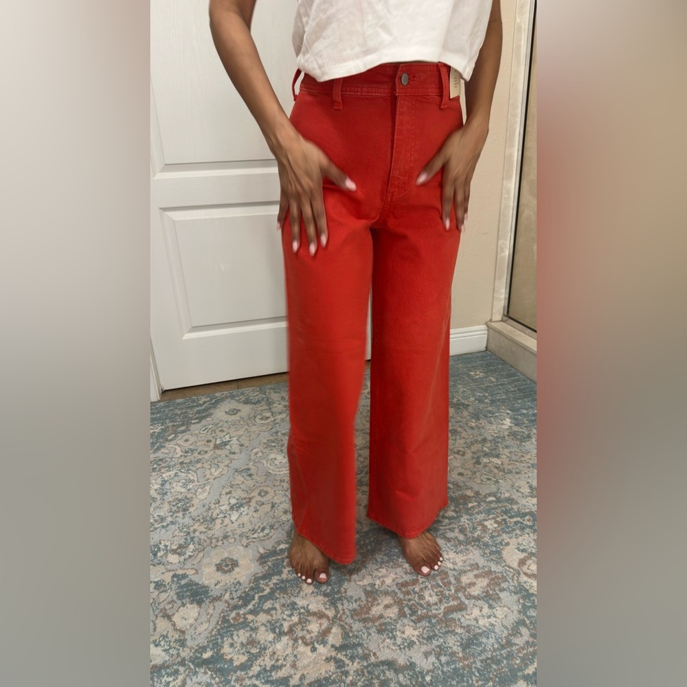 Universal Thread High Rise Red Jeans - Picture 4 of 6